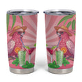 Chilling Pink Cockatoo Australia Tumbler Cup It's 5 O’Clock Somewhere Cocktail - Aussie Hoodie
