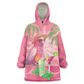 Chilling Pink Cockatoo Australia Wearable Blanket Hoodie It's 5 O’Clock Somewhere Cocktail - Aussie Hoodie