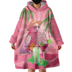 Chilling Pink Cockatoo Australia Wearable Blanket Hoodie It's 5 O’Clock Somewhere Cocktail - Aussie Hoodie