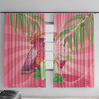 Chilling Pink Cockatoo Australia Window Curtain It's 5 O’Clock Somewhere Cocktail - Aussie Hoodie