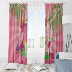 Chilling Pink Cockatoo Australia Window Curtain It's 5 O’Clock Somewhere Cocktail - Aussie Hoodie