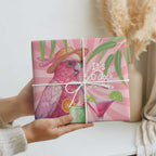 Chilling Pink Cockatoo Australia Wrapping Paper It's 5 O’Clock Somewhere Cocktail - Aussie Hoodie