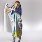 Chilling Kangaroo and Emu Australia Hooded Blanket It's Happy Hour Somewhere - Aussie Hoodie