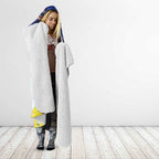 Chilling Kangaroo and Emu Australia Hooded Blanket It's Happy Hour Somewhere - Aussie Hoodie
