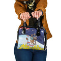 Chilling Kangaroo and Emu Australia Shoulder Handbag It's Happy Hour Somewhere - Aussie Hoodie