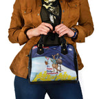 Chilling Kangaroo and Emu Australia Shoulder Handbag It's Happy Hour Somewhere - Aussie Hoodie