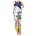 Chilling Kangaroo and Emu Australia Tank Maxi Dress It's Happy Hour Somewhere - Aussie Hoodie