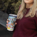 Chilling Kangaroo and Emu Australia Tumbler Cup It's Happy Hour Somewhere - Aussie Hoodie