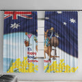 Chilling Kangaroo and Emu Australia Window Curtain It's Happy Hour Somewhere - Aussie Hoodie