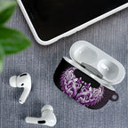 New Zealand Ta Moko AirPods Case Aotearoa Maori Chest Tattoo Purple