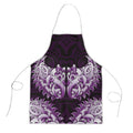 New Zealand Ta Moko Apron Aotearoa Maori Chest Tattoo Purple