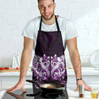 New Zealand Ta Moko Apron Aotearoa Maori Chest Tattoo Purple