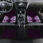 New Zealand Ta Moko Car Mats Aotearoa Maori Chest Tattoo Purple