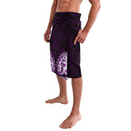New Zealand Ta Moko Lavalava Aotearoa Maori Chest Tattoo Purple