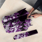 New Zealand Ta Moko Umbrella Aotearoa Maori Chest Tattoo Purple