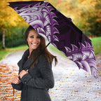 New Zealand Ta Moko Umbrella Aotearoa Maori Chest Tattoo Purple