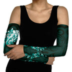 New Zealand Ta Moko Arm Sleeves Aotearoa Maori Chest Tattoo Turquoise