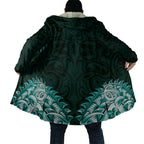 New Zealand Ta Moko Cloak Aotearoa Maori Chest Tattoo Turquoise