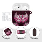 New Zealand Ta Moko AirPods Case Aotearoa Maori Chest Tattoo Pink