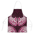New Zealand Ta Moko Apron Aotearoa Maori Chest Tattoo Pink