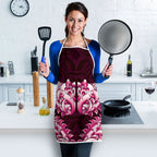 New Zealand Ta Moko Apron Aotearoa Maori Chest Tattoo Pink