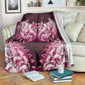 New Zealand Ta Moko Blanket Aotearoa Maori Chest Tattoo Pink