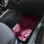 New Zealand Ta Moko Car Mats Aotearoa Maori Chest Tattoo Pink