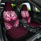 New Zealand Ta Moko Car Seat Cover Aotearoa Maori Chest Tattoo Pink
