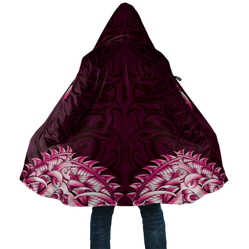 New Zealand Ta Moko Cloak Aotearoa Maori Chest Tattoo Pink
