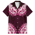 New Zealand Ta Moko Hawaiian Shirt Aotearoa Maori Chest Tattoo Pink
