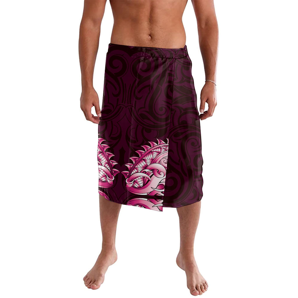 New Zealand Ta Moko Lavalava Aotearoa Maori Chest Tattoo Pink