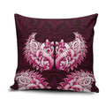 New Zealand Ta Moko Pillow Cover Aotearoa Maori Chest Tattoo Pink