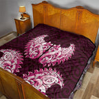 New Zealand Ta Moko Quilt Aotearoa Maori Chest Tattoo Pink