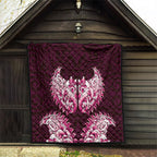 New Zealand Ta Moko Quilt Aotearoa Maori Chest Tattoo Pink