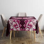 New Zealand Ta Moko Tablecloth Aotearoa Maori Chest Tattoo Pink