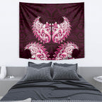 New Zealand Ta Moko Tapestry Aotearoa Maori Chest Tattoo Pink