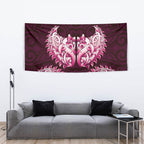 New Zealand Ta Moko Tapestry Aotearoa Maori Chest Tattoo Pink
