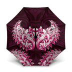 New Zealand Ta Moko Umbrella Aotearoa Maori Chest Tattoo Pink