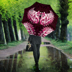 New Zealand Ta Moko Umbrella Aotearoa Maori Chest Tattoo Pink