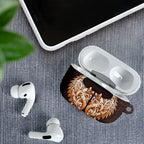 New Zealand Ta Moko AirPods Case Aotearoa Maori Chest Tattoo Orange