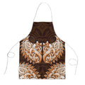 New Zealand Ta Moko Apron Aotearoa Maori Chest Tattoo Orange