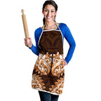 New Zealand Ta Moko Apron Aotearoa Maori Chest Tattoo Orange
