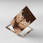 New Zealand Ta Moko Canvas Wall Art Aotearoa Maori Chest Tattoo Orange