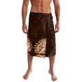 New Zealand Ta Moko Lavalava Aotearoa Maori Chest Tattoo Orange