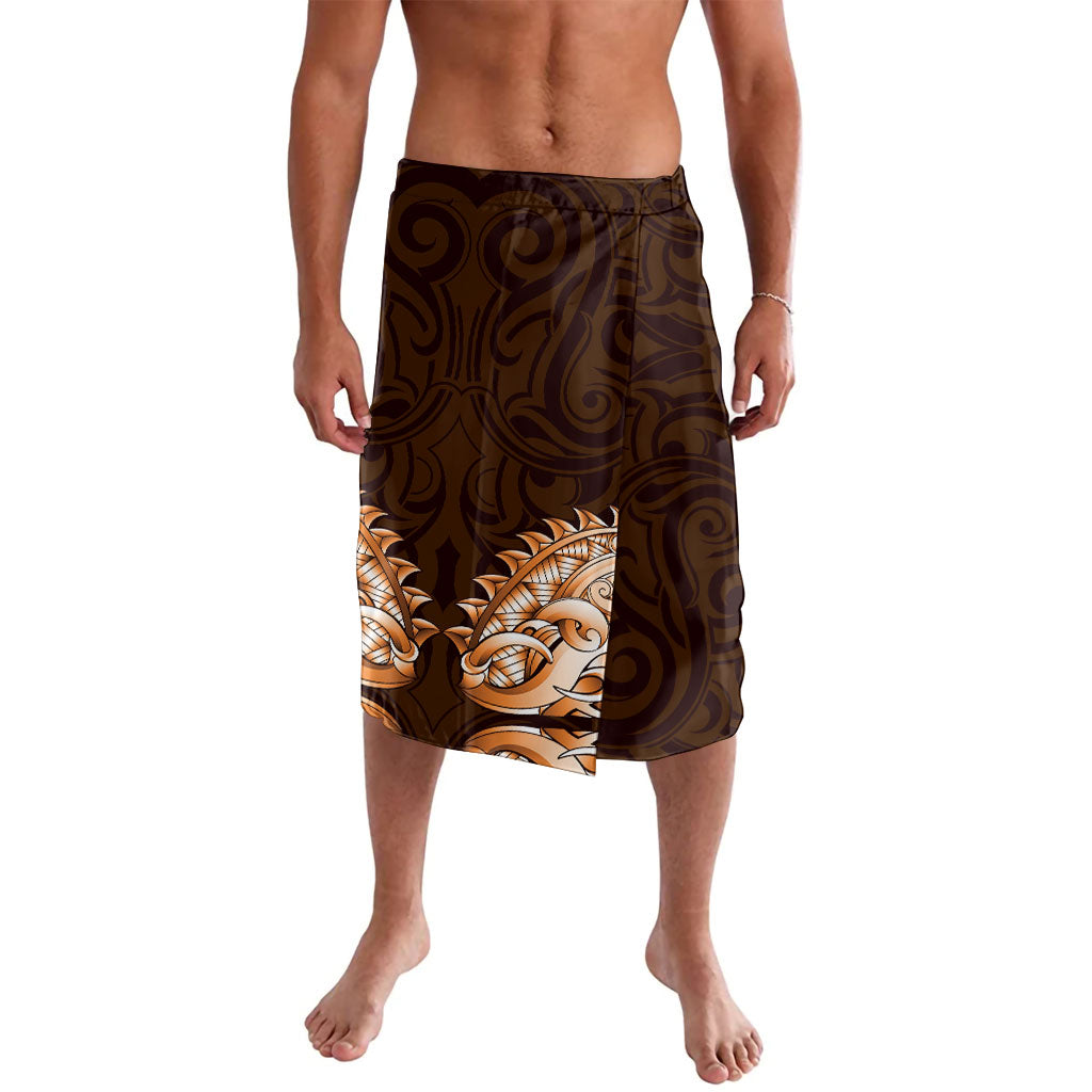 New Zealand Ta Moko Lavalava Aotearoa Maori Chest Tattoo Orange