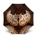 New Zealand Ta Moko Umbrella Aotearoa Maori Chest Tattoo Orange