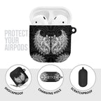 New Zealand Ta Moko AirPods Case Aotearoa Maori Chest Tattoo Black