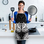 New Zealand Ta Moko Apron Aotearoa Maori Chest Tattoo Black