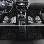 New Zealand Ta Moko Car Mats Aotearoa Maori Chest Tattoo Black