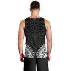 New Zealand Ta Moko Men Tank Top Aotearoa Maori Chest Tattoo Black